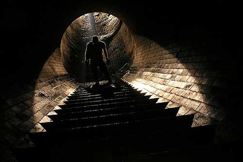 Лабиринт в туннеле